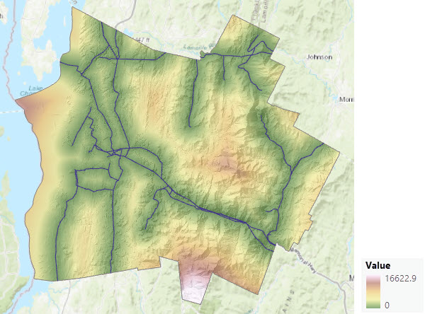 Carte d’une distance en ligne droite à partir de lignes électriques Carte d’une distance en ligne droite à partir de lignes électriques